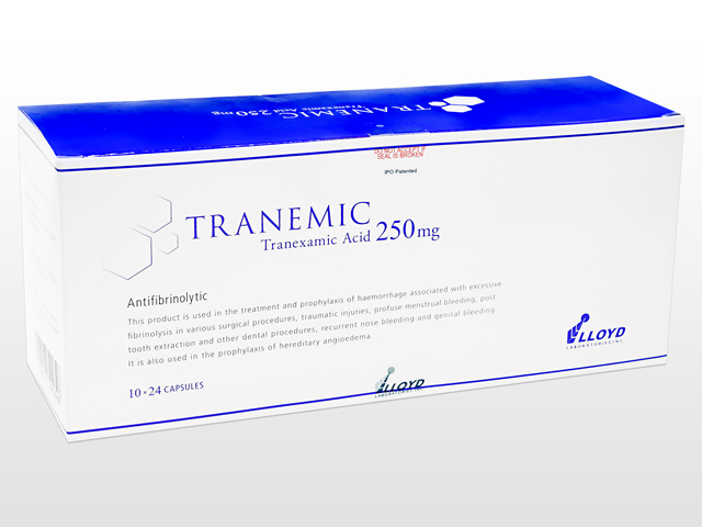 高品質】 TRANEMIC トラネミック トラネキサム酸 500mg 120カプセル 