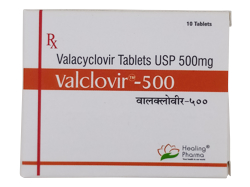 バルクロビル(Valclovir) 500mg 10錠/1箱 バルトレックスジェネリック