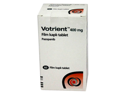 ヴォトリエント(Votrient) 400mg 60錠 1箱 パゾパニブ塩酸塩錠