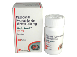 ヴォトリエント(Votrient) 200mg 30錠 1箱 パゾパニブ塩酸塩錠