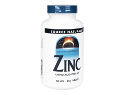 ジンク(Zinc) (Source Naturals) 50mg 250錠 別パッケージ