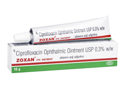 ゾクサン(Zoxan)眼軟膏 5g シプロフロキサシン眼軟膏